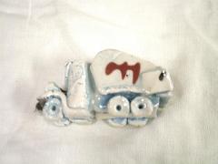 Ceramic City Of Grand Rapids Garbage Truck With Calder  'grande Vitesse' Emblem