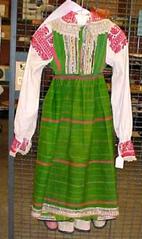Blouse For Polish Woman's Costume (blouse Pictured Under Dress #178478)