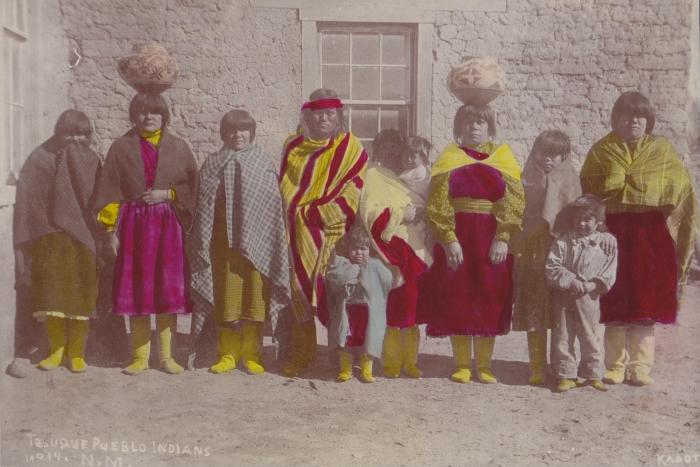 Photograph, Tesuque Pueblo Native Americans