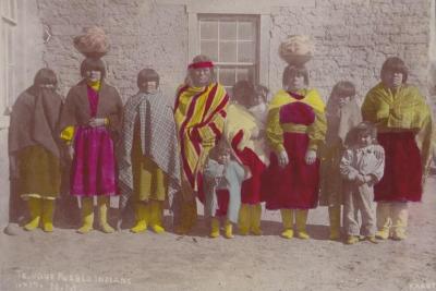 Photograph, Tesuque Pueblo Native Americans