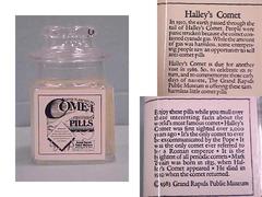 Bottle, Chaffee Planetarium Comet Pills