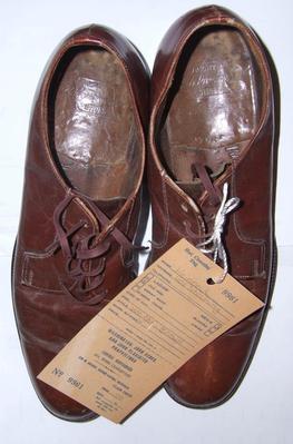 Shoes, Men's, Pair, Brown Oxfords