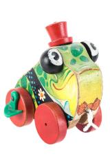 Grandpa Frog Pull Toy