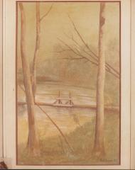 Photograph, Trees by the Grand River Mural
