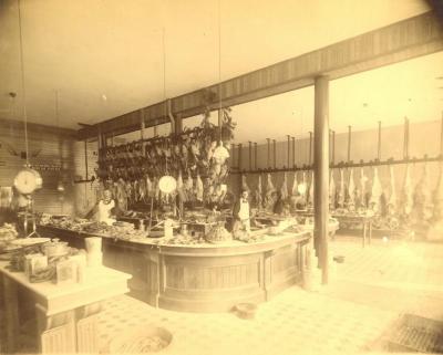 Photograph, Unidentified Meat Market