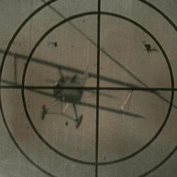 Photograph, Gun Site View of World War One Airplane