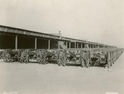 Photograph, Surrendered German 77-Millimeter Standard Guns