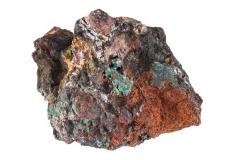 Gold, Copper, Malachite, and Quartz