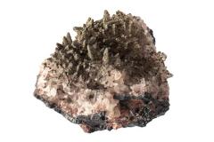 Pyrite on Calcite