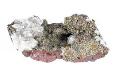 Pyrite, Calcite, and Chalcocite