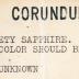 Corundum