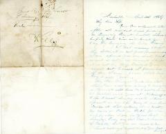Letter, Patrick Kelly To Bridget Kelly