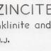 Zincite with Franklinite and Calcite