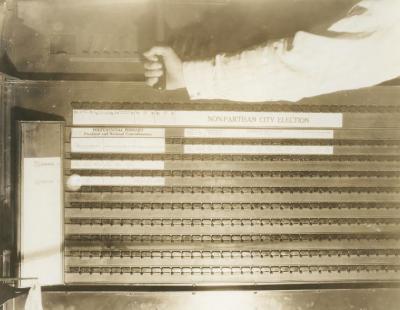 Photograph, 1924 Presidential Primary Elections Ballot