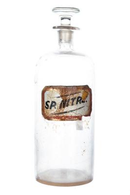 Apothecary Bottle, Sp. Nitre