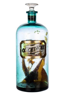 Apothecary Bottle, Ol. Cetacei.