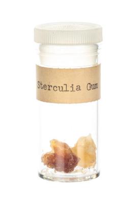 Vial, Sterculia Gum