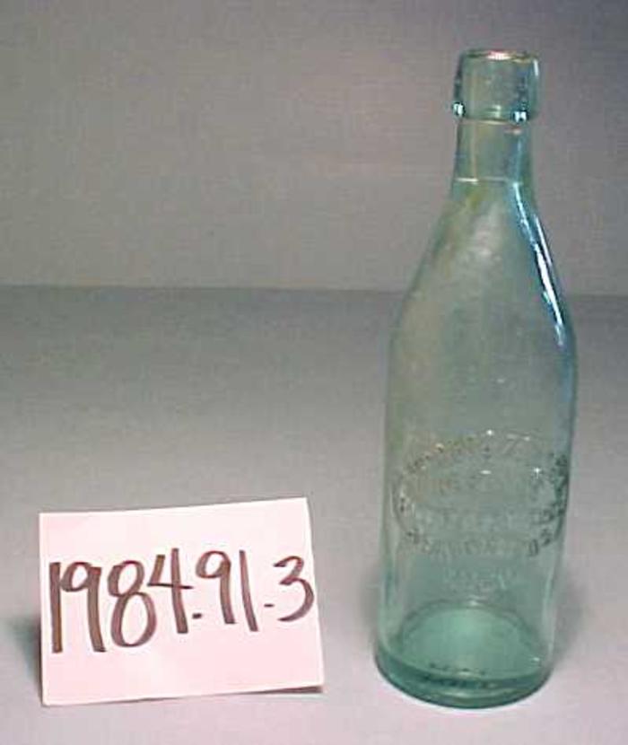 Bottle, Brogger & Zoellner, West Side Bottling Works