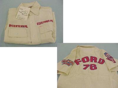 Bicentennial Election Shirt, Gerald R. Ford, 1976
