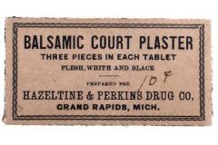 Pharmaceutical, Balsamic Court Plaster