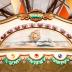 Frieze Panel With Painting, Ship 3-masted With Two Maller In  Background, Old Ironsides