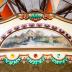 Frieze Panel With Painting, Cottage With Empty Boat On Shore