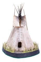 Plains Indian Tipi Diorama, Model