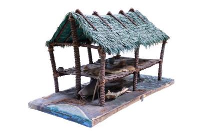 Model, Seminole Indian Thatched House
