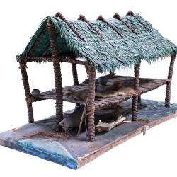 Model, Seminole Indian Thatched House