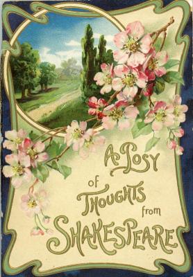 Booklet, 'a Posy Of Thoughts From Shakespeare'