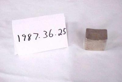 Box, Silver, Rectangular With Concave Lid