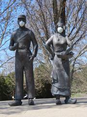 Digital Photograph, Dutch Statues