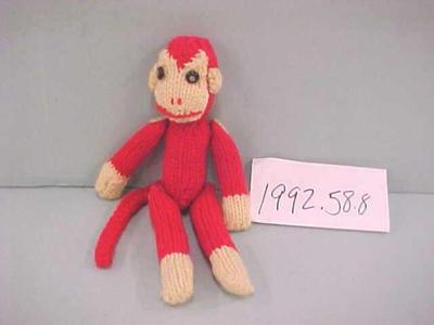 Hand-knitted Monkey Doll