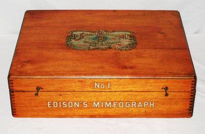 Mimeograph, 'edison'