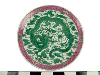 Plate, Dragon Design