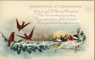 Postcard, Christmas