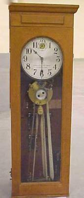 Electric Master Clock With Program Ribbons