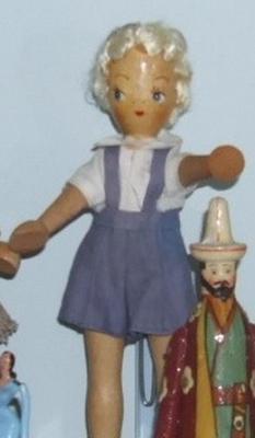 Wood Girl Doll,  Poland