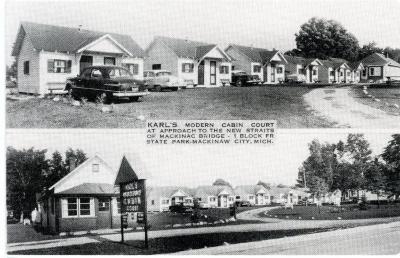 Postcard, Karl's Modern Cabin Court 