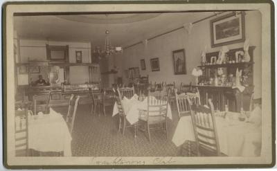 Photograph, Dining Room Of The O-wash-ta-nong Club House