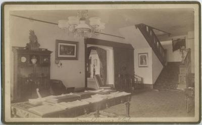 Photograph, Interior Of The O-wash-ta-nong Club House