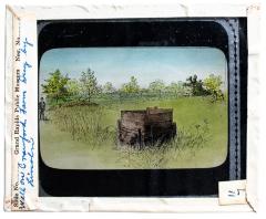 Lantern Slide, Well on Crawford Farm Dug by Lincoln