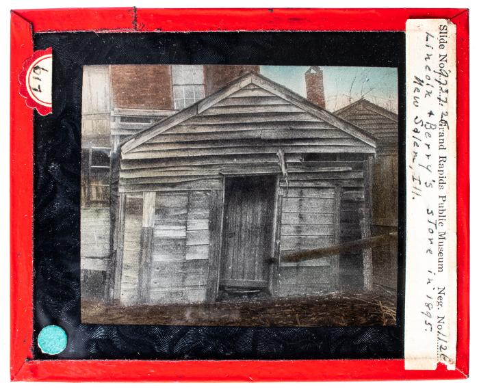 Lantern Slide, Lincoln &amp; Berry's Store