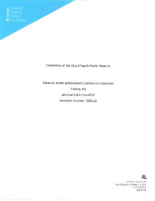 Archival Collection #237 - National Junior Achievement Conference