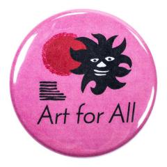 Pin-back Button, Art for All