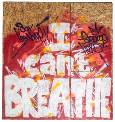 Painting, "I Can't Breathe"