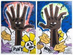 Painting, "Urban Funeral"