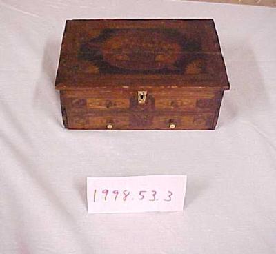 Straw Marquetry Trinket Box