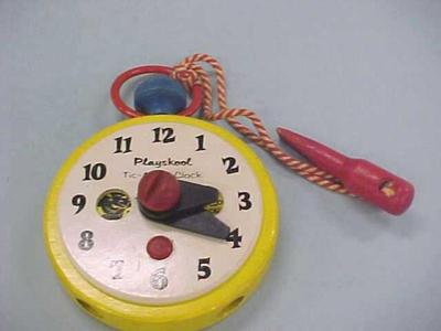 Playskool Toy Clock, Tic-apart-clock