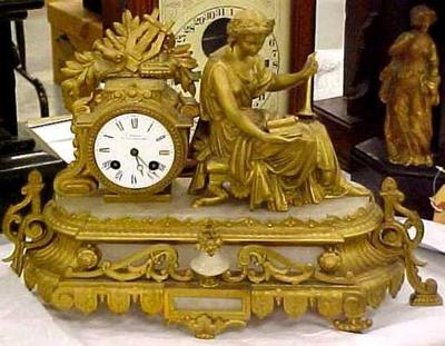 Allegorical Mantle Clock